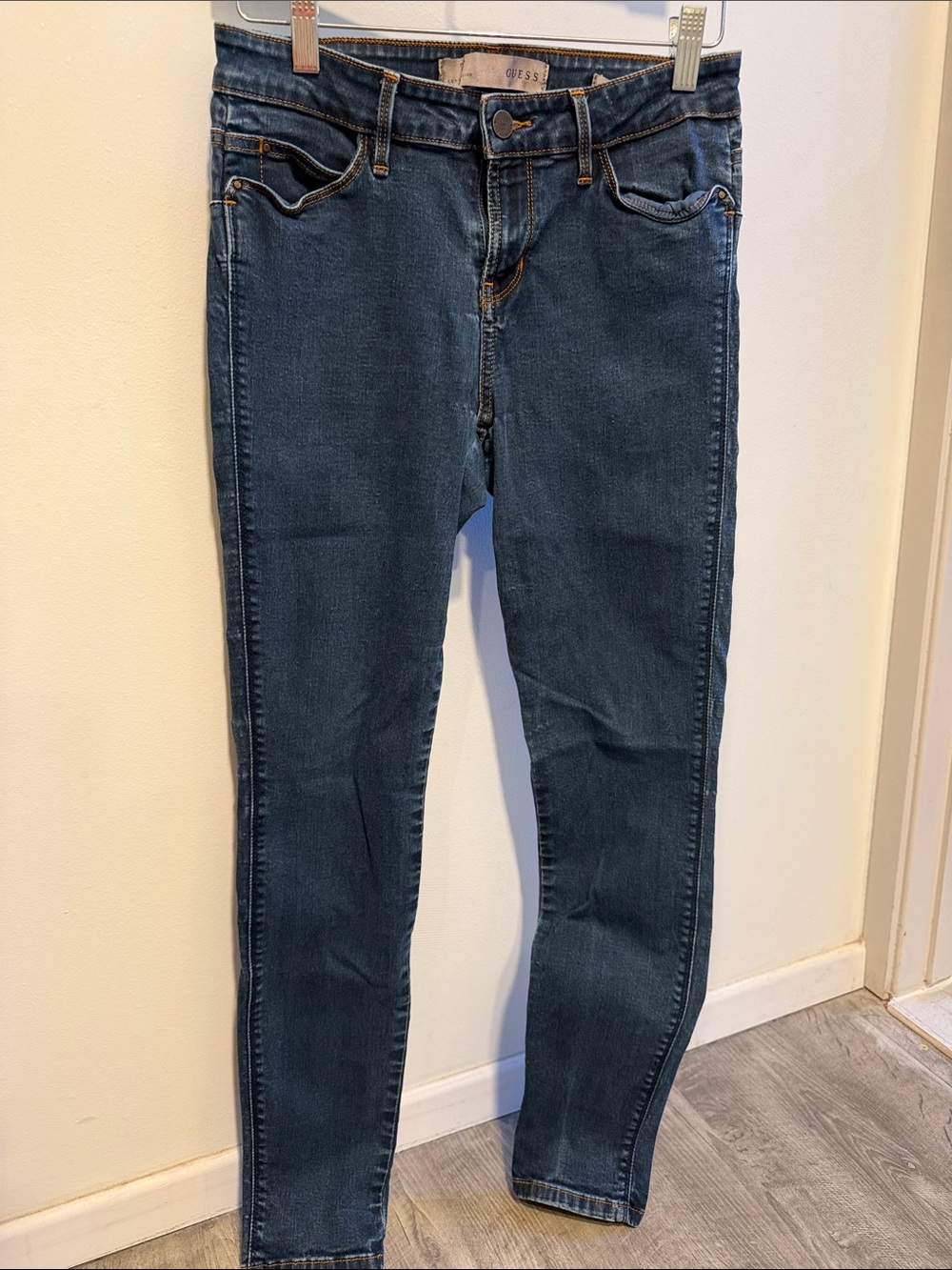 Guess Women's Skinny Jeans in Deep Blue Denim